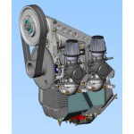 SOLO Aircraft Engine 2350 C